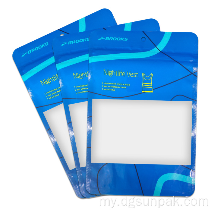 Preted Stand Up Promaging Platic Bag ကိုစိတ်ကြိုက်ပြုလုပ်ပါ